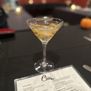 Ciao - Dirty martini - Bars Near Me - Wausau, Wisconsin Ciao - Dirty martini - Bars Near Me - Wausau, Wisconsin