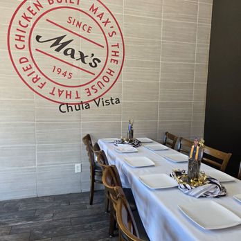 Max's Restaurant - Chula Vista - Max set up - Filipino Near Me - Chula Vista, California Max's Restaurant - Chula Vista - Max set up - Filipino Near Me - Chula Vista, California