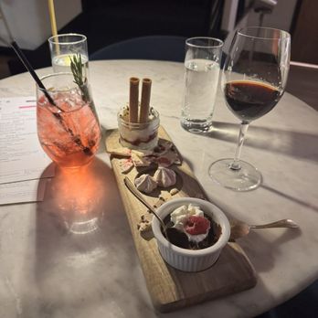 Milly's Wine Bar & Bistro - Chocolate board, spring spritz, dessert wine - Wine Bars Near Me - Minneapolis, Minnesota