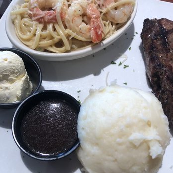 Sizzler - Sirloin and shrimp scampi - Seafood Near Me - Bellflower, California