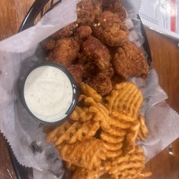 Boneless chicken wings. Honey habanero sauce. Boneless chicken wings. Honey habanero sauce.