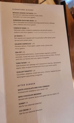 Menu photo 6 Sandfish Palm Springs, CA Menu photo 6 Sandfish Palm Springs, CA