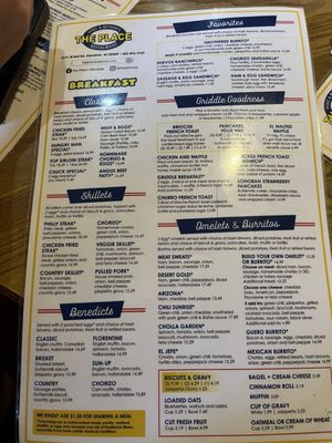 Menu photo 2 The Place Glendale, AZ