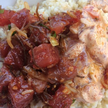 Ono Seafood - Spicy ahi and shoyu poke combo - Seafood Near Me - Honolulu, Hawaii Ono Seafood - Spicy ahi and shoyu poke combo - Seafood Near Me - Honolulu, Hawaii