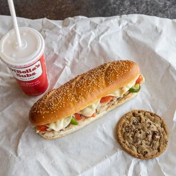 DiBella's Subs - Chicken Philly sub with our famous chocolate chip cookie - Delis Near Me - Strongsville, Ohio