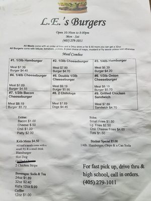 L.E.'s Burgers by null