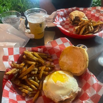 Good Stuff Eatery - Spike's Sunshine with an order of small fries. - Burgers Near Me - Arlington, Virginia Good Stuff Eatery - Spike's Sunshine with an order of small fries. - Burgers Near Me - Arlington, Virginia