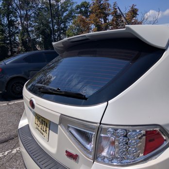 James Window Tinting - obvious ghosting on the rear windshield from an installer with 30 years of experience - Auto Glass Services Near Me - Pine Island, New York