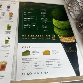 Aoko Matcha - Gelato Near Me - Philadelphia, Pennsylvania
