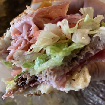 The Gramophone - The Yogi 1/2 HAM, ROAST BEEF, SALAMI, PROSCIUTTO, PROVEL, LETTUCE, TOMATO, RED ONION. PEPPERONCINIS, DELI DRESSING, PEPPER MAYO - Bars Near Me - Saint Louis, Missouri The Gramophone - The Yogi 1/2 HAM, ROAST BEEF, SALAMI, PROSCIUTTO, PROVEL, LETTUCE, TOMATO, RED ONION. PEPPERONCINIS, DELI DRESSING, PEPPER MAYO - Bars Near Me - Saint Louis, Missouri