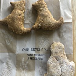 Cake Batter & Roll - Dog cookies!