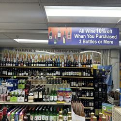 Holiday Liquor - Special on wine 10% off when you buy three bottles or more