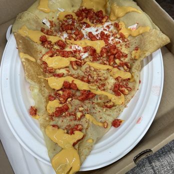 Olla Olla - Lime Hot Cheetos - cream cheese, nacho cheese, lime hot Cheetos - Desserts Near Me - Phoenix, Arizona