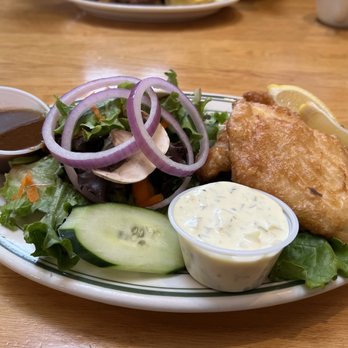 Dulin's Village Cafe - Fish & Chips were quite delicious this morning. - New American Near Me - Vancouver, Washington Dulin's Village Cafe - Fish & Chips were quite delicious this morning. - New American Near Me - Vancouver, Washington