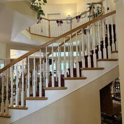 Lafayette's Creperie - Beautiful staircase.