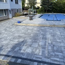 Geni Masonry - Paver pool deck and patio