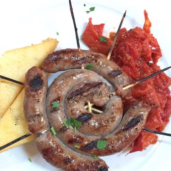Agrodolce Osteria - Sausage w/peppers & polenta - Sicilian Near Me - Berkeley, California