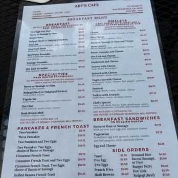 Art's Cafe - Menu - Diners Near Me - San Francisco, California Art's Cafe - Menu - Diners Near Me - San Francisco, California