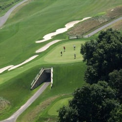 Town & Country Golf Links - Hole #16 on top of the golf cart tunnel.