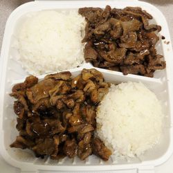 Beef & pork teriyaki