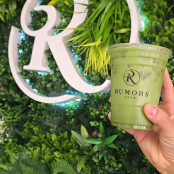 Rumors Cafe - Iced vanilla matcha with oatmilk - Cafes Near Me - Los Angeles, California Rumors Cafe - Iced vanilla matcha with oatmilk - Cafes Near Me - Los Angeles, California
