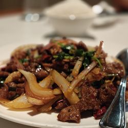 Rh Bistro - Cumin lamb, which is bold and flavorful