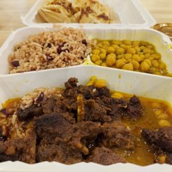 Jerk King - Curry Goat Roti!!