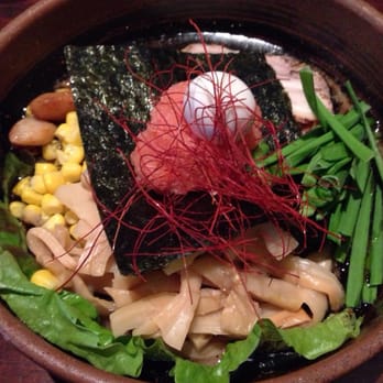 Ramen Dojo - My son ordered the garlic pork ramen with extra pork with a spicy broth and corn- yummm - Ramen Near Me - San Mateo, California Ramen Dojo - My son ordered the garlic pork ramen with extra pork with a spicy broth and corn- yummm - Ramen Near Me - San Mateo, California