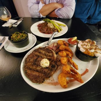 Tom Brown's Restaurant - New Zealand Elk up top and Ribeye in forefront - Cocktail Bars Near Me - Madison, Alabama Tom Brown's Restaurant - New Zealand Elk up top and Ribeye in forefront - Cocktail Bars Near Me - Madison, Alabama