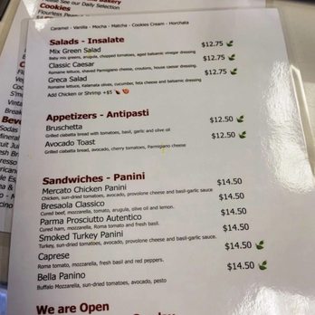 Caffe Mercato - Menu - Cafes Near Me - Menifee, California