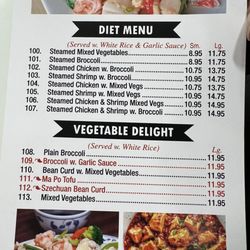 Golden Wok - Menu