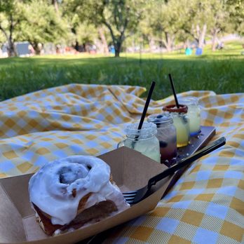 Grandpa's Cellar - Lavender cinnamon roll - Bakeries Near Me - Camino, California Grandpa's Cellar - Lavender cinnamon roll - Bakeries Near Me - Camino, California