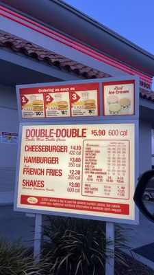 Menu photo 4 In-N-Out Burger Porter Ranch, CA
