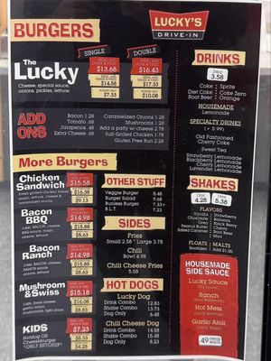 Menu photo 4 Lucky's Drive-In Sacramento, CA Menu photo 4 Lucky's Drive-In Sacramento, CA