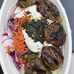 Organic Halal Moroccan Beef Kabob Bowl
