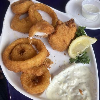 Mo's Seafood & Chowder - Cod and onion rings(cold) - Seafood Near Me - Florence, Oregon Mo's Seafood & Chowder - Cod and onion rings(cold) - Seafood Near Me - Florence, Oregon