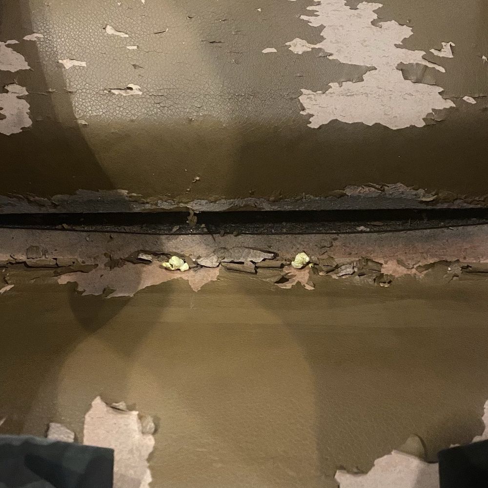 Damaged and dirty.