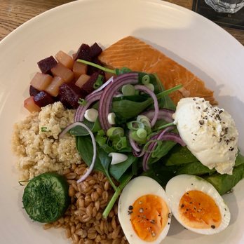 The Scran & Scallie - Salmon salad - Gastropubs Near Me - Stockbridge, EDH The Scran & Scallie - Salmon salad - Gastropubs Near Me - Stockbridge, EDH