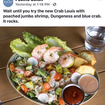 Pacific Catch - Advertisement - the one they served was missing the tomatoes and it cost extra for the shrimps - Seafood Near Me - San Francisco, California