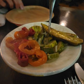 Fox and Pearl - Housemade pickles and pickled peppers - New American Near Me - Kansas City, Missouri