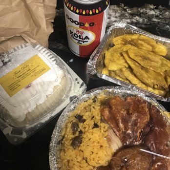 El Nuevo Bohio Lechonera - Take out pernil with arroz con gandules and side order of tostones. Meal was $10 - Dominican Near Me - Bronx, New York El Nuevo Bohio Lechonera - Take out pernil with arroz con gandules and side order of tostones. Meal was $10 - Dominican Near Me - Bronx, New York
