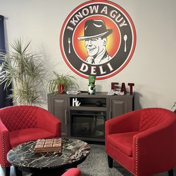 Neat little sitting area inside