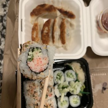 Mizutani Sushi Bar - my california roll with cucumber and without avocado - Sushi Bars Near Me - San Francisco, California Mizutani Sushi Bar - my california roll with cucumber and without avocado - Sushi Bars Near Me - San Francisco, California
