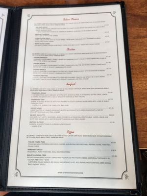 Menu photo 4 Strings Italian Cafe Jackson, CA