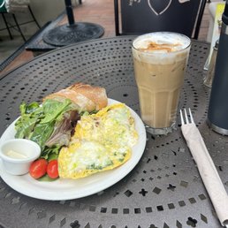 The Chicken Pesto Omelet
