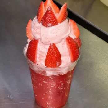 Las Ranas Refresqueria - Strawberry snowcream - Ice Cream & Frozen Yogurt Near Me - Houston, Texas Las Ranas Refresqueria - Strawberry snowcream - Ice Cream & Frozen Yogurt Near Me - Houston, Texas