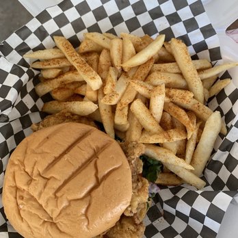 Baam Burger - Crispy Baam with fries - Burgers Near Me - Nashville, Tennessee Baam Burger - Crispy Baam with fries - Burgers Near Me - Nashville, Tennessee