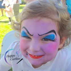 Sea Witch Ursula face painting
