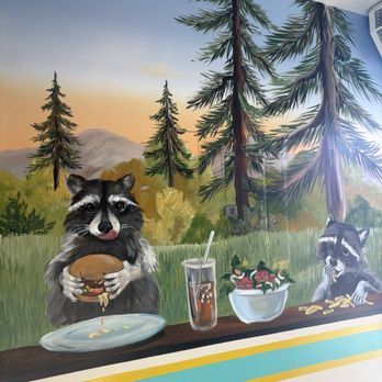 Get The Burger - lol the fat raccoon - Burgers Near Me - Big Bear Lake, California