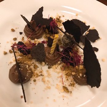 Au Courant - comped DARK CHOCOLATE $8 SO GOOOOOD - Modern European Near Me - Omaha, Nebraska Au Courant - comped DARK CHOCOLATE $8 SO GOOOOOD - Modern European Near Me - Omaha, Nebraska